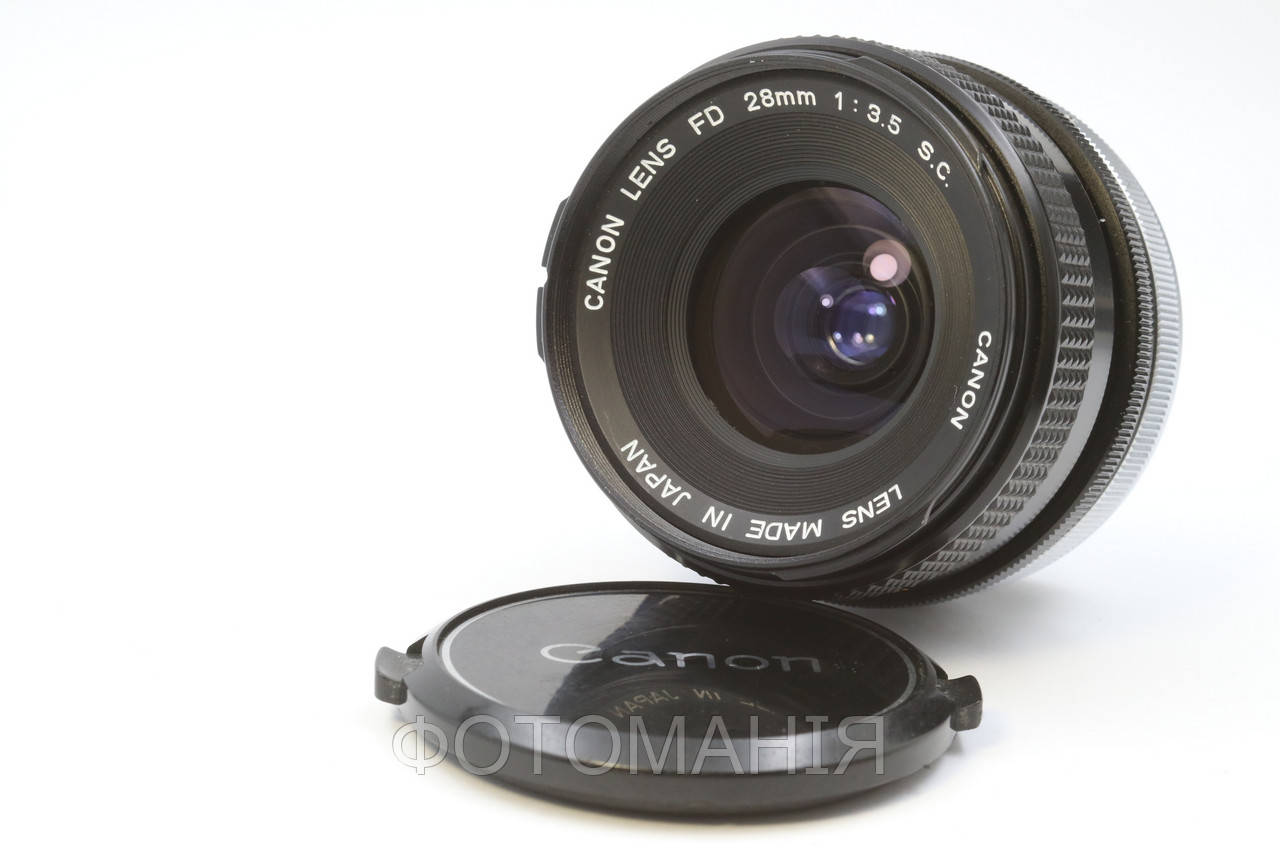Canon FD 28mm f3.5 S.C
