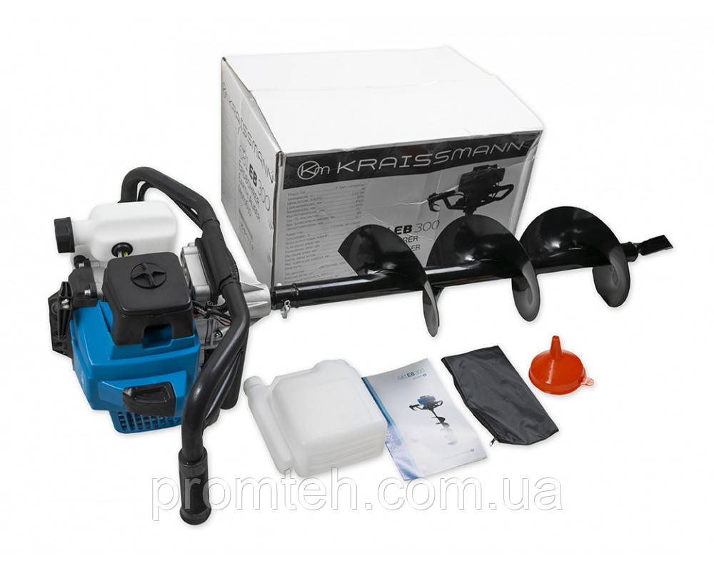 Мотобур KRAISSMANN 681 EB 300 (шнек 100*800 та 200*800), фото 1