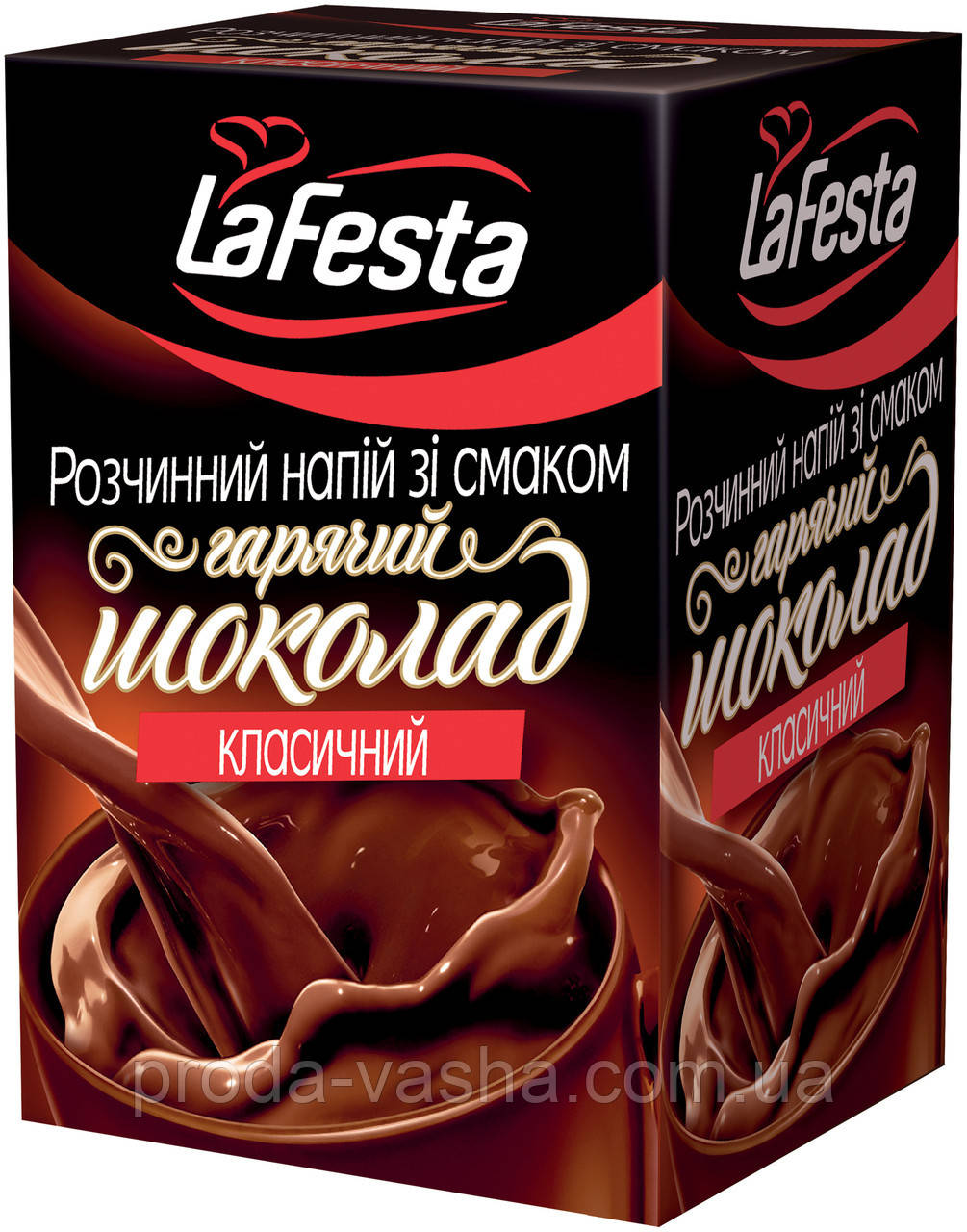 La Festa - Гарячий шоколад "Класичний" 10*22 г, фото 1