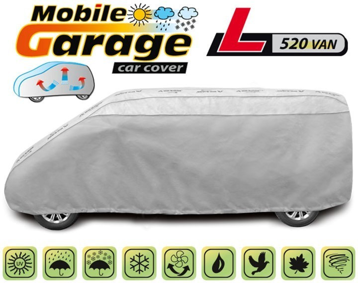 Тент автомобільний VAN Kegel Mobile Garage L520 (5-4154-248-3020) розмір 520-530х180 см