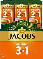 Кофе Якобс Оригинал 3в1 Jacobs Original 3in1 растворимый стик 24 штуки