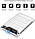Кишеня зовнішня для 2.5 жорсткого диска HDD, SSD, SATA, USB 3.0, прозорий, фото 5