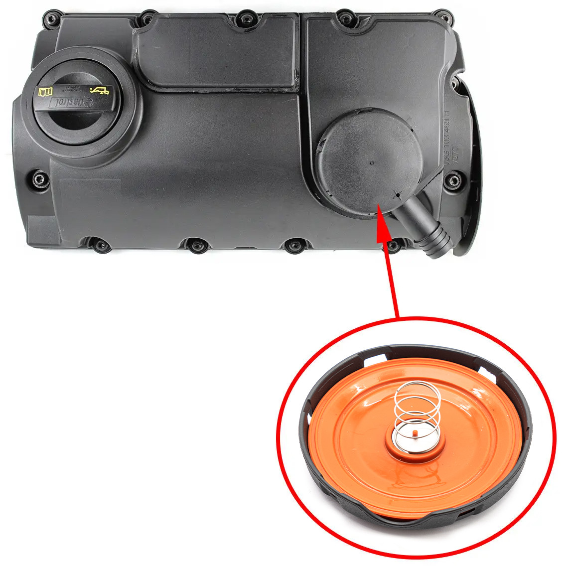 Ремкомплект клапанної кришки VAG 1.9 TDI 03G103469H, 03G103475F