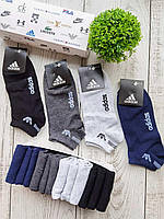 Мужские носки Адидас. Носки мужские короткие Adidas Адидас набор 12 пар. Носки Adidas короткие набор 12 пар.