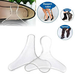 Гелеві силіконові задники для взуття прозорі (2шт./уп.) №22