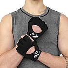 Рукавиці для фітнесу рукавички спортивні Zelart Hard Touch 9531 розмір L Black, фото 9