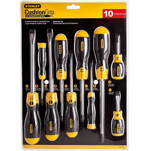 Набір викруток CushionGrip, 10 штук STANLEY 5-64-977