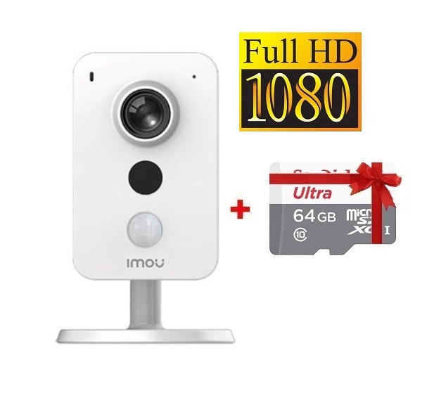 WIFI IP Камера відеоспостереження IMOU IPC-K22P 2MP із вбудованим мікрофоном + Флешка 64Gb у Подарунок!