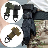 Багатоцільовий гачок карабін із кріпленням на пояс на рюкзак для тактичних військових рукавичок спорядження фляги