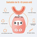 Дитяча зубна щітка children's u shaped toothbrush, фото 2