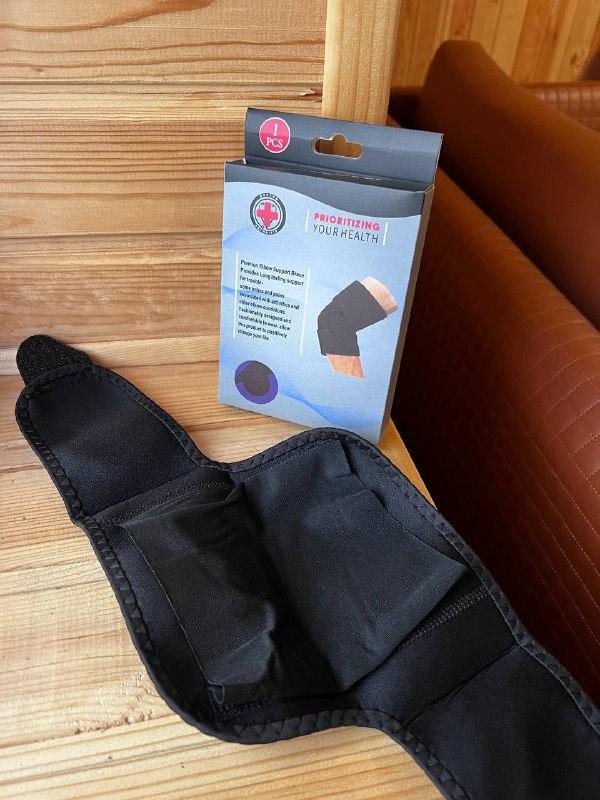 Бандаж на лікоть фіксатор KNEE PAD, фото 1