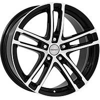 Литые диски Dezent TZ R17 W7 PCD5x114.3 ET35 DIA60.1 (black polished)