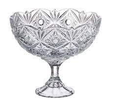 Ваза для цукерок скляна 22 см на ніжці Miranda. Bohemia Crystalite., фото 1