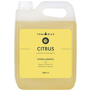 Професійна масажна олія "Citrus" 3 літри для масажу (Цитрусове)