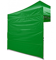 Боковая стенка на шатер - 9м (3 стенки на 3*3) цвет зеленый