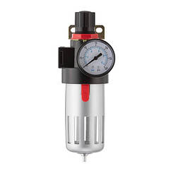 Фільтр для очищення повітря + редуктор у металі 1/2" INTERTOOL PT-1410    Luxprice