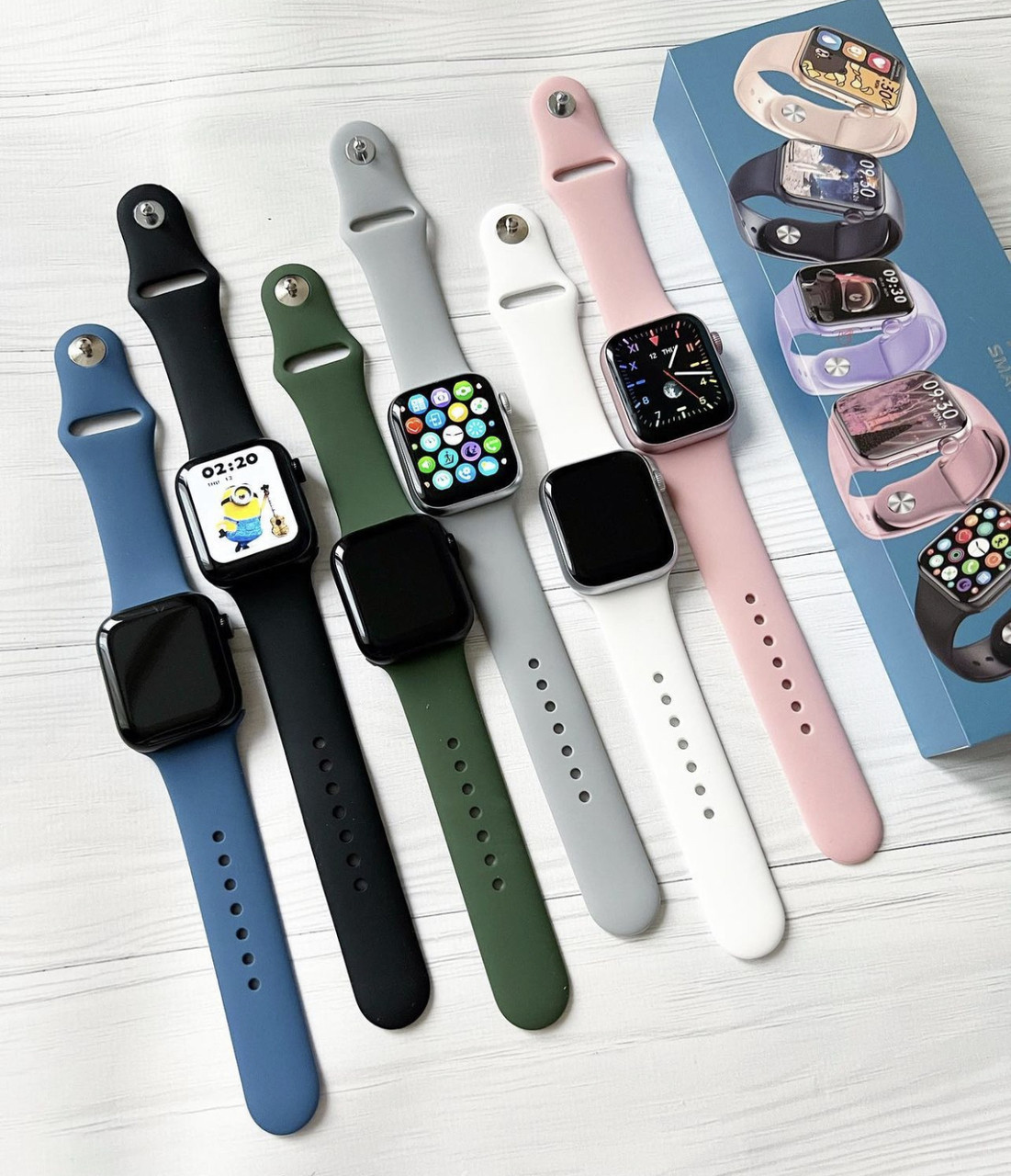 Розумний смарт-годинник Smart Watch M16-Mini, 3.8 см, голосовий виклик, фітнес-функції, алюмінієвий корпус