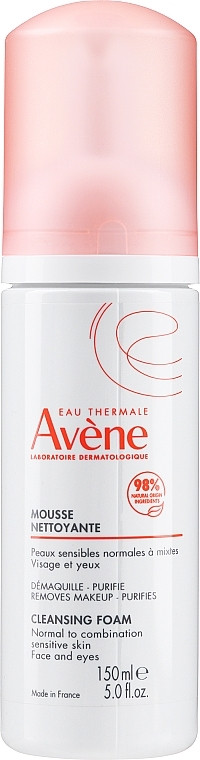 Авен Мус очищуючий для обличчя Avene mousse nettoyante 150 мл