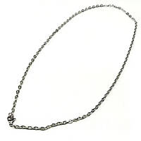 Ланцюжок Finding Плетіння округлений хрест якірна звено 3 мм x 4 мм Сталистий Нержавіюча сталь 45 см