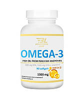 Омега-3 + Вітамін Е BodyPerson Labs Omega 3 90 капсул