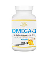 Омега-3 + Вітамін Е BodyPerson Labs Omega 3 90 капсул