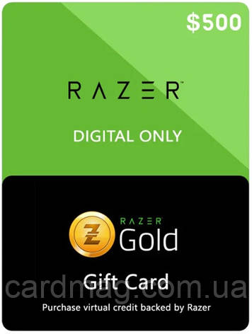 Razer Gold $500 card, фото 1