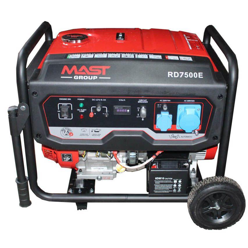 Бензиновий генератор MAST GROUP RD7500E, фото 1