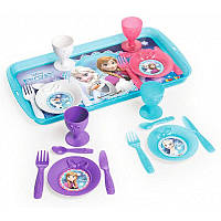 Набір посуду Smoby Frozen з тацею 310539