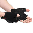 Рукавиці для фітнесу та важкої атлетики рукавички спортивні Weider 169015 розмір M-L Black, фото 4