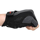 Рукавиці для фітнесу та важкої атлетики рукавички спортивні Weider 169015 розмір M-L Black, фото 7