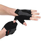 Рукавиці для фітнесу та важкої атлетики рукавички спортивні Weider 169015 розмір M-L Black, фото 3