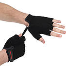 Рукавиці для фітнесу та важкої атлетики рукавички спортивні Weider 169017 розмір M-L Black, фото 2