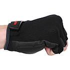 Рукавиці для фітнесу та важкої атлетики рукавички спортивні Weider 169017 розмір M-L Black, фото 5