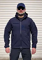 Куртка влагостойкая ветрозащитная Soft Shell UKR-TEC Синяя