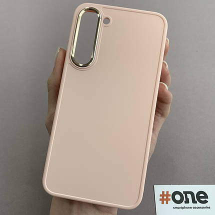 Чохол для Samsung Galaxy S23 Plus чохол матовий з бортиком для камери на самсунг с23 плюс рожевий m4f, фото 1