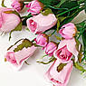 Штучні квіти. Букет бутонів троянд класичний 30 см, попіл троянди, фото 4