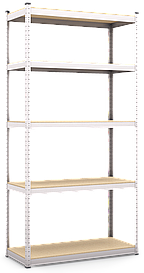 Стелаж Стандарт ОД 2200х1100х450 , 220 кг/полицю, 5 полиць, ДСП, оцинкований, металевий, поличний