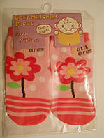 Носки Цветочки, не скользящие, 0-2 года