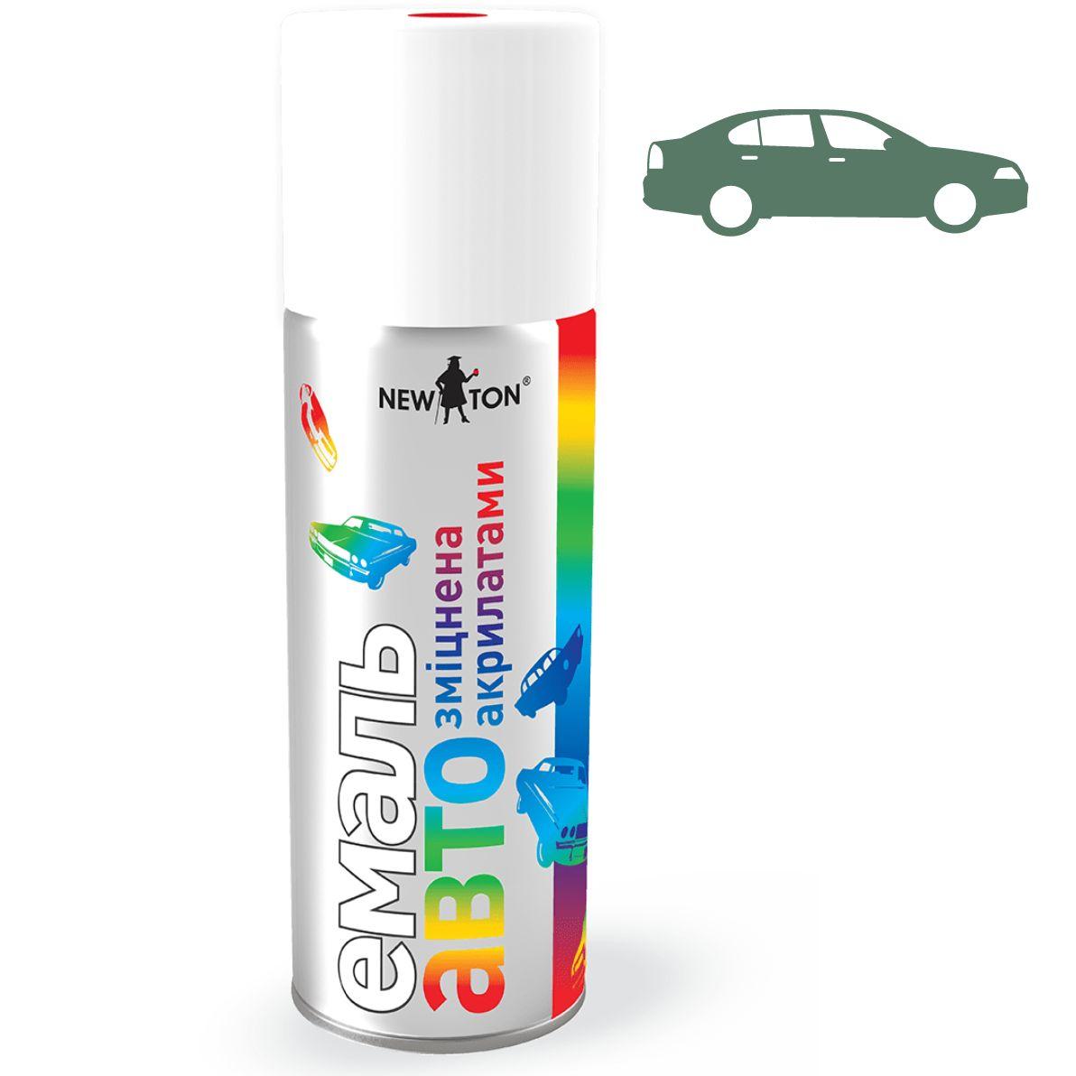 Емаль авто 373 Сіро-Зелена Lada аерозоль 400мл New Ton