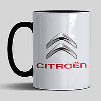 Чашка 330 мл с маркой авто Citroen / Ситроен. Лучший подарок мужчине