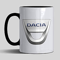 Чашка 330 мл с маркой авто Dacia / Дача. Лучший подарок мужчине