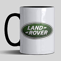 Чашка 330 мл с маркой авто Land Rover / Ленд Ровер.