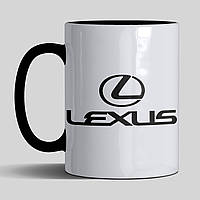 Чашка 330 мл с маркой авто Lexus / Лексус. Лучший подарок мужчине