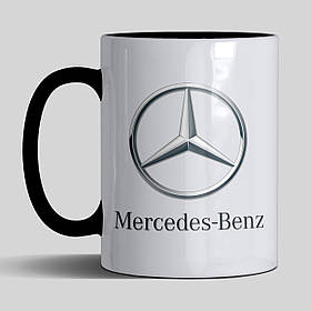 Чашка 330 мл з маркою авто Mercedes / Мерседес. Найкращий подарунок чоловіку