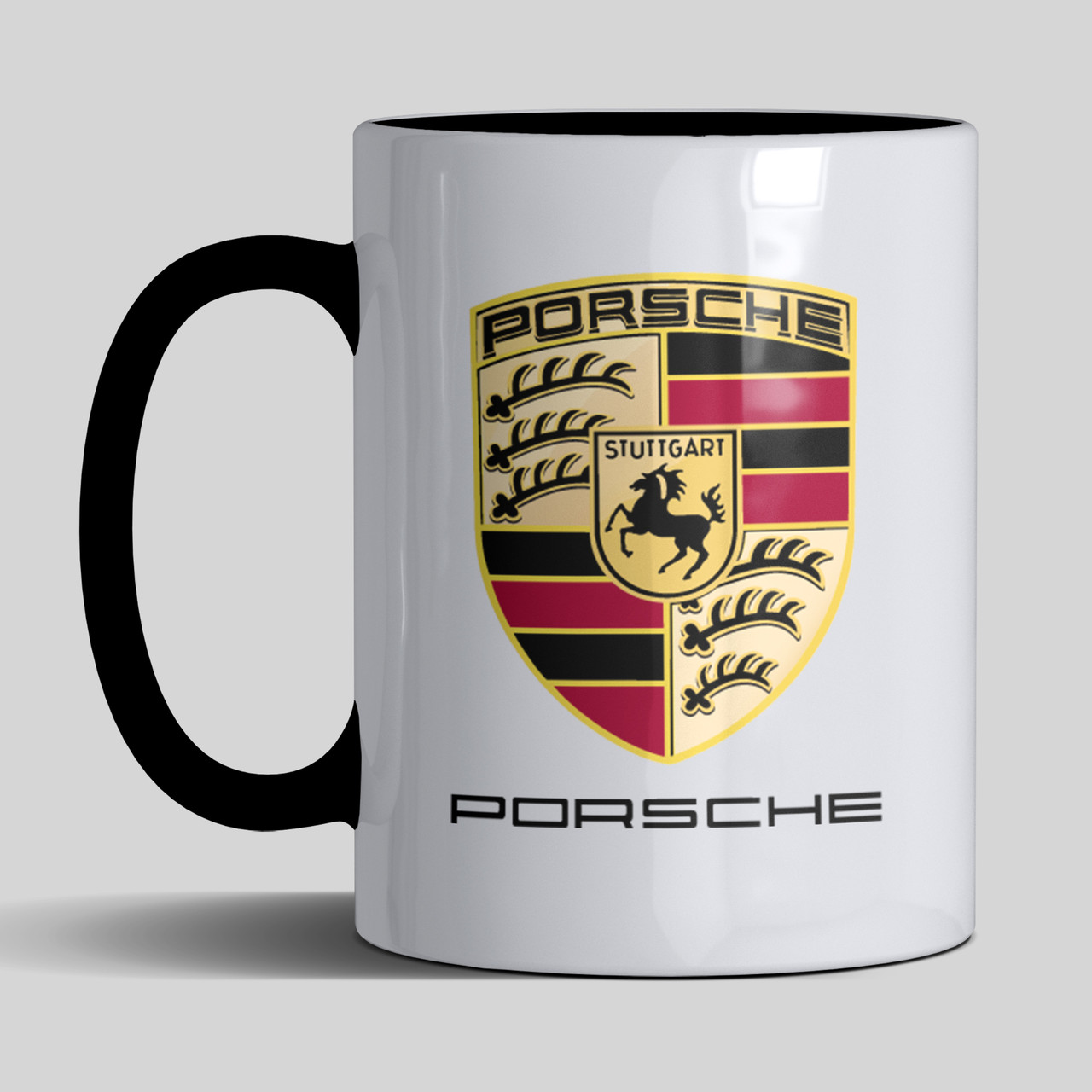 Чашка 330 мл з маркою авто PORSCHE / Порше. Найкращий подарунок чоловіку