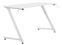 Стол игровой компьютерный для геймера Vast Essential White (HTD-012) с органайзером для проводов TM HATOR