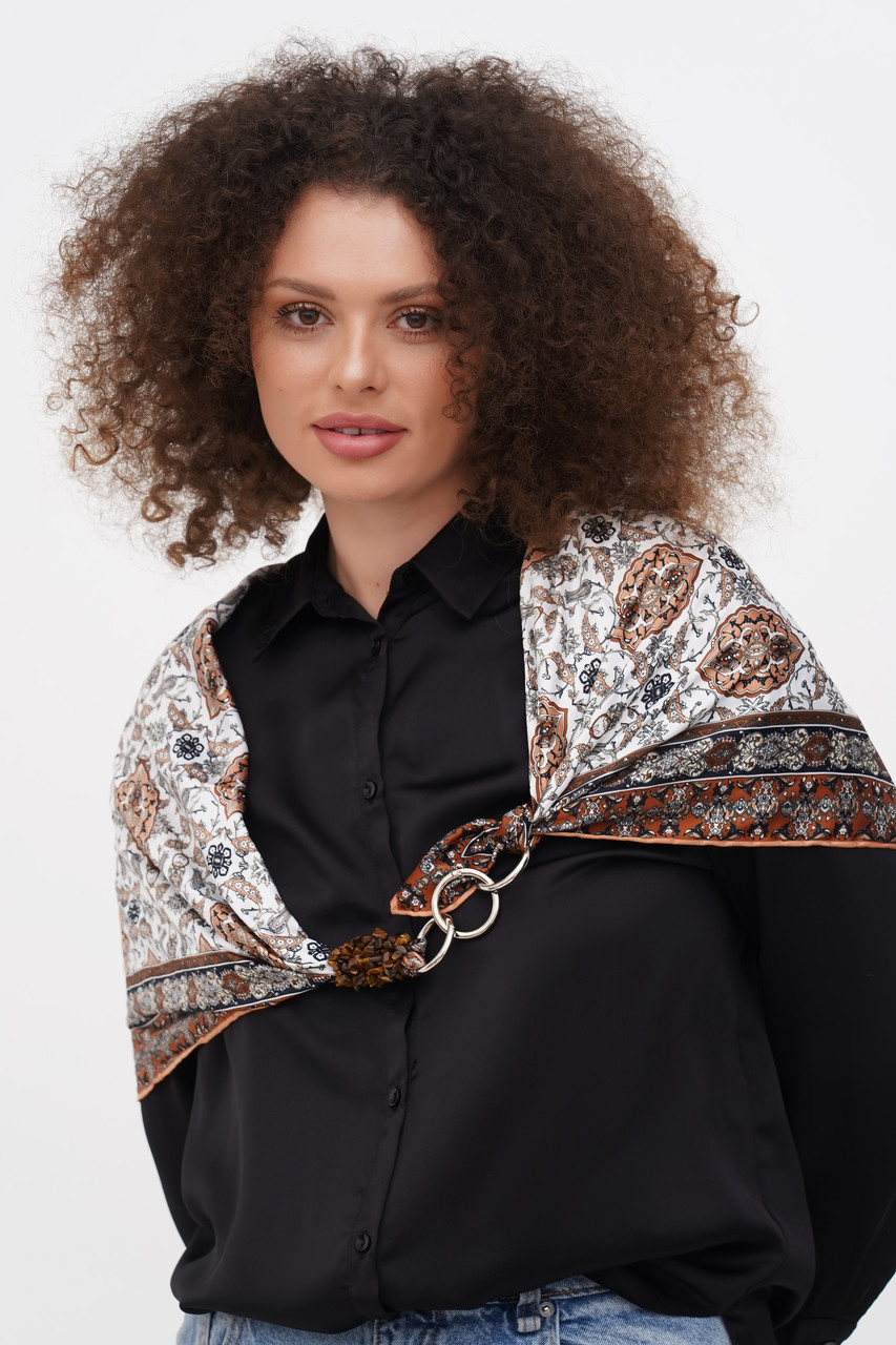Дизайнерська хустка "Східна казка" колекція VIP від бренда My Scarf, подарунок жінці