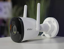 4Мр Вулична Full-HD Камера відеоспостереження з Wi-Fi IMOU IPC-F42P Вбудований мікрофон Флешка 64Gb у Подарунок!, фото 2
