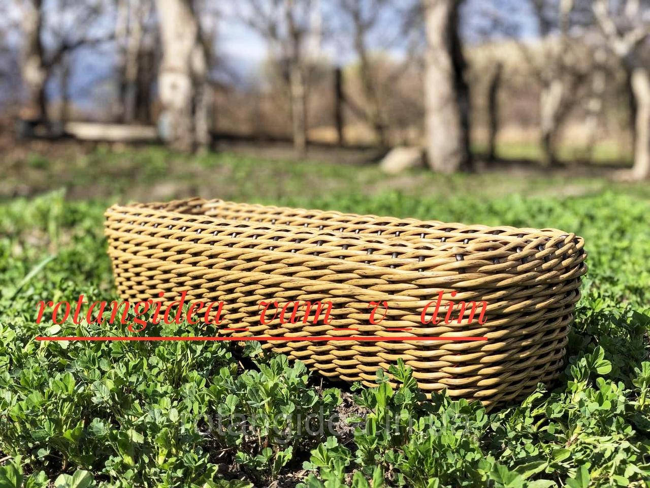 Кашпо из искусственного ротанга, балконное 60 см. (ID#1825025332), цена ...