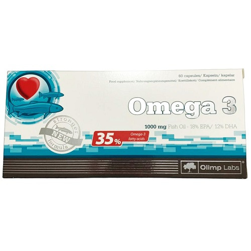 Вітаміни омега 3 Olimp Labs Omega-3 (35%) 1000 mg (60 капсул.), фото 1